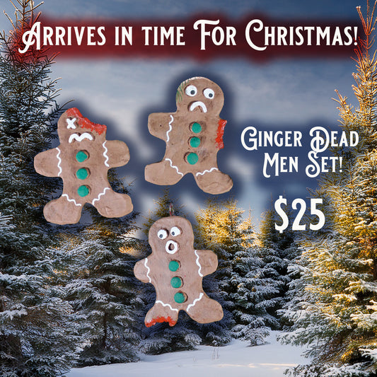 3 Ginger-Dead Men (Christmas Ornaments)