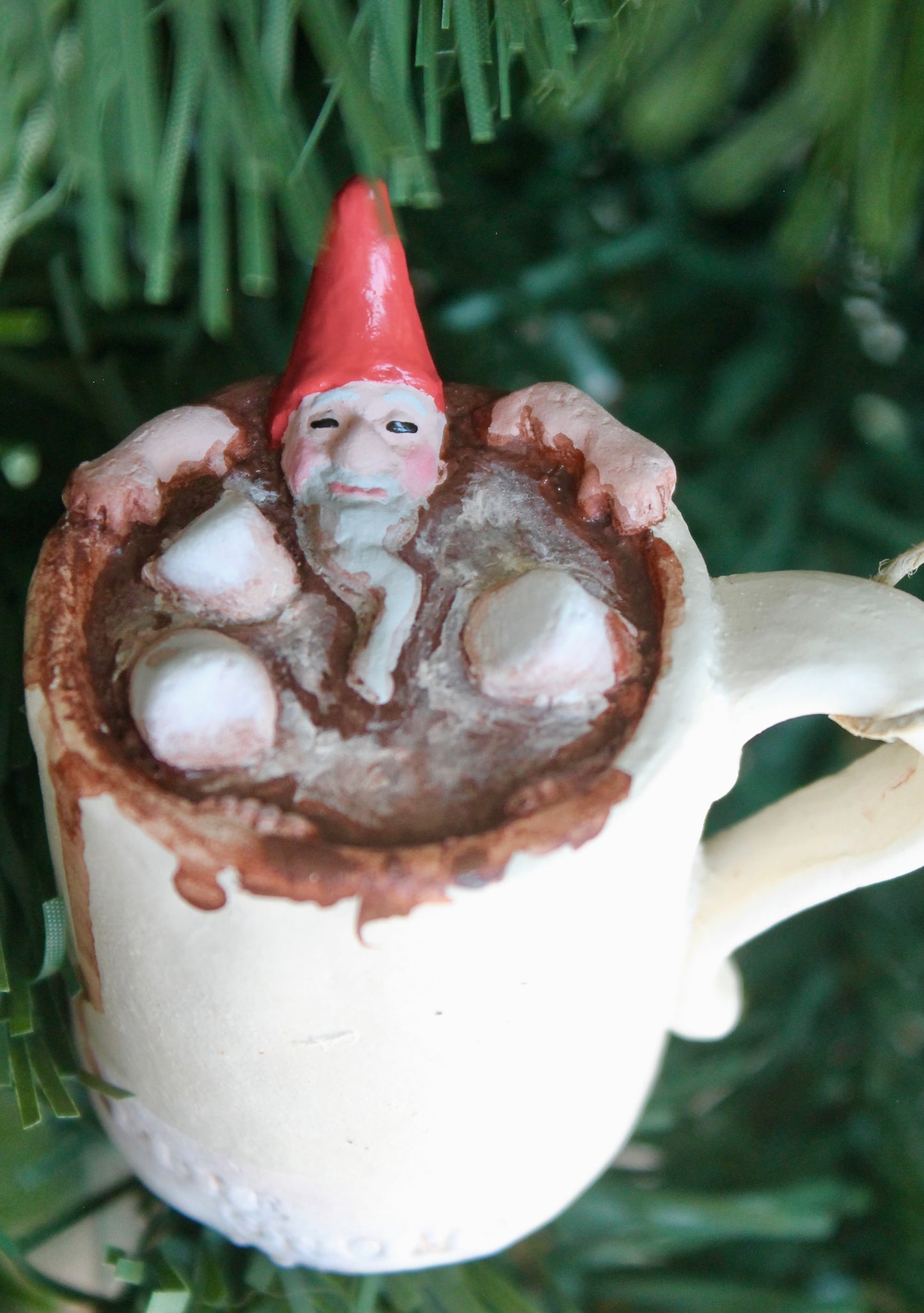 Zombie Gnomes: A Cup of Joe (Christmas Ornament)