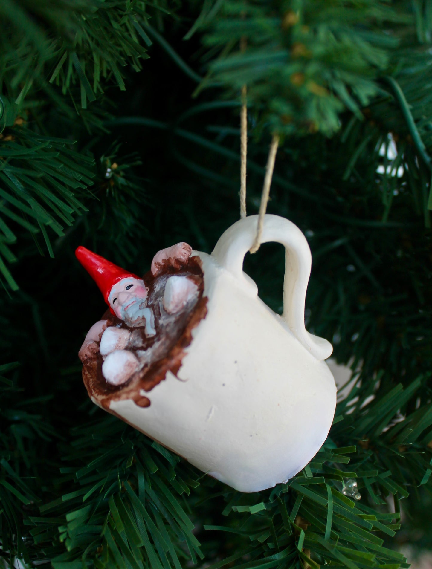 Zombie Gnomes: A Cup of Joe (Christmas Ornament)