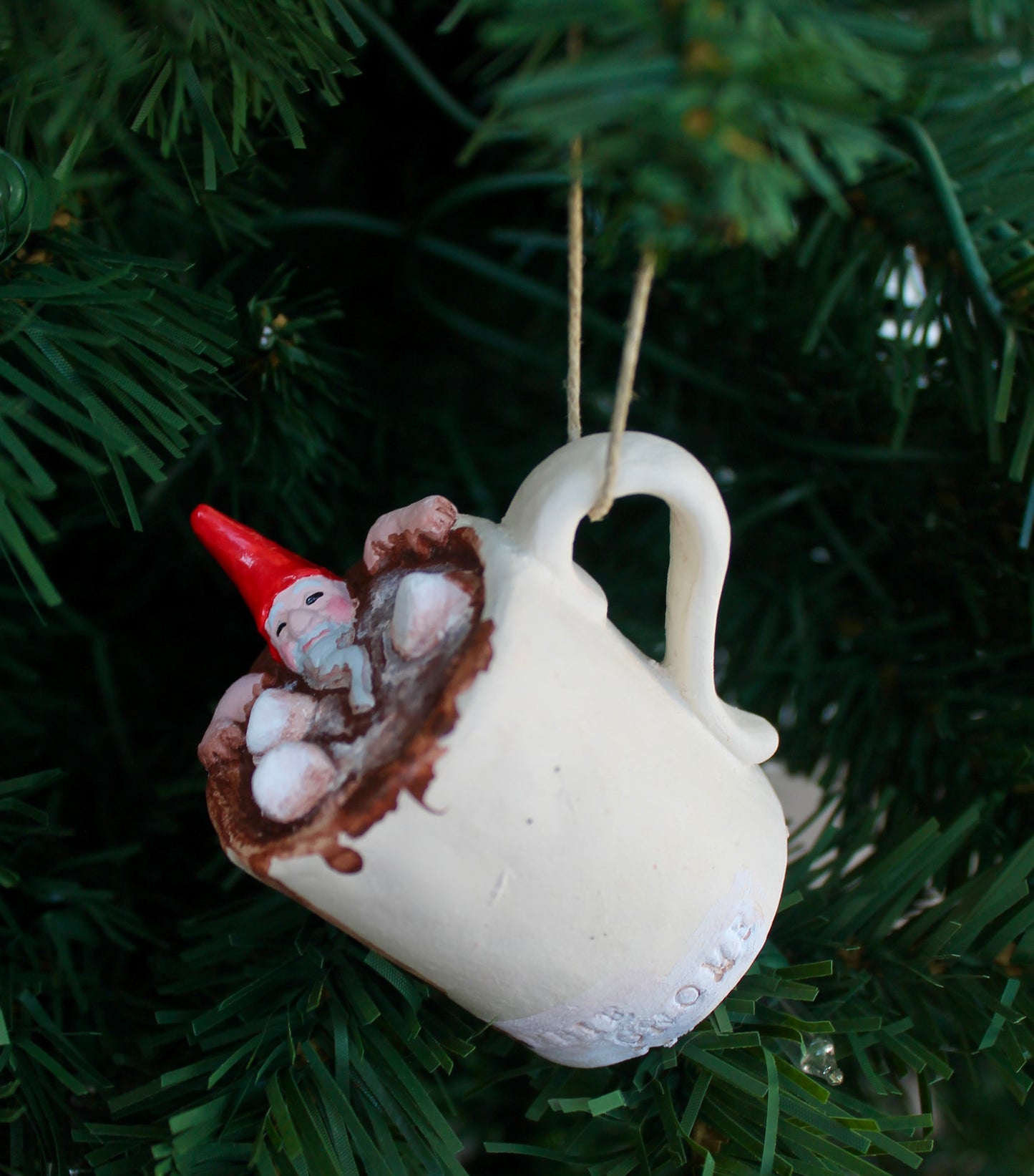 Zombie Gnomes: A Cup of Joe (Christmas Ornament)